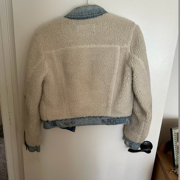 Pilcro sherpa/denim jacket - Picture 2 of 5